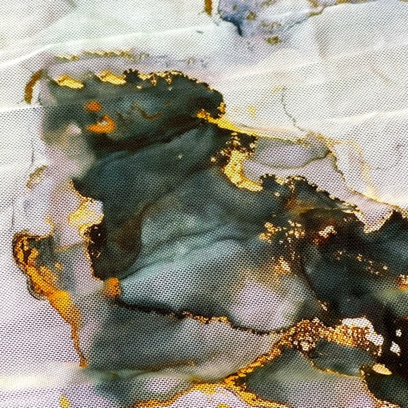 Shein 3 piece Marble Print Bikini Swimsuit with Beach Skirt NWT - Picture 8 of 17